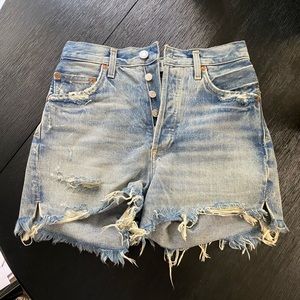 agolde Dee Denim shorts, size 24